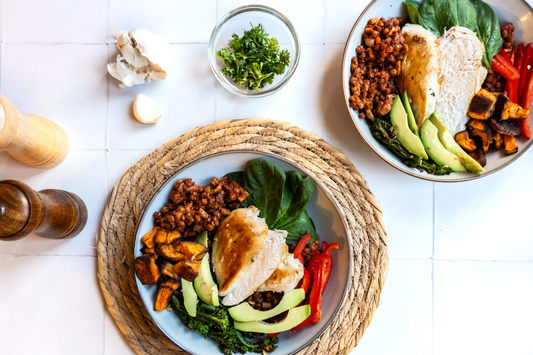 Chicken & BBQ Lentils