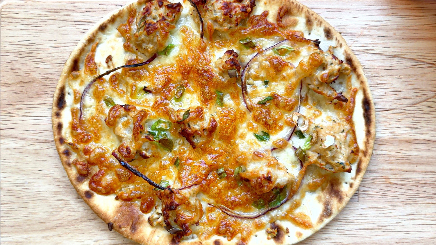 Protein Buffalo Chicken Flatbread