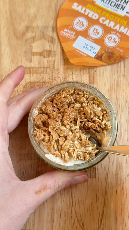 Salted Caramel Protein Crumble