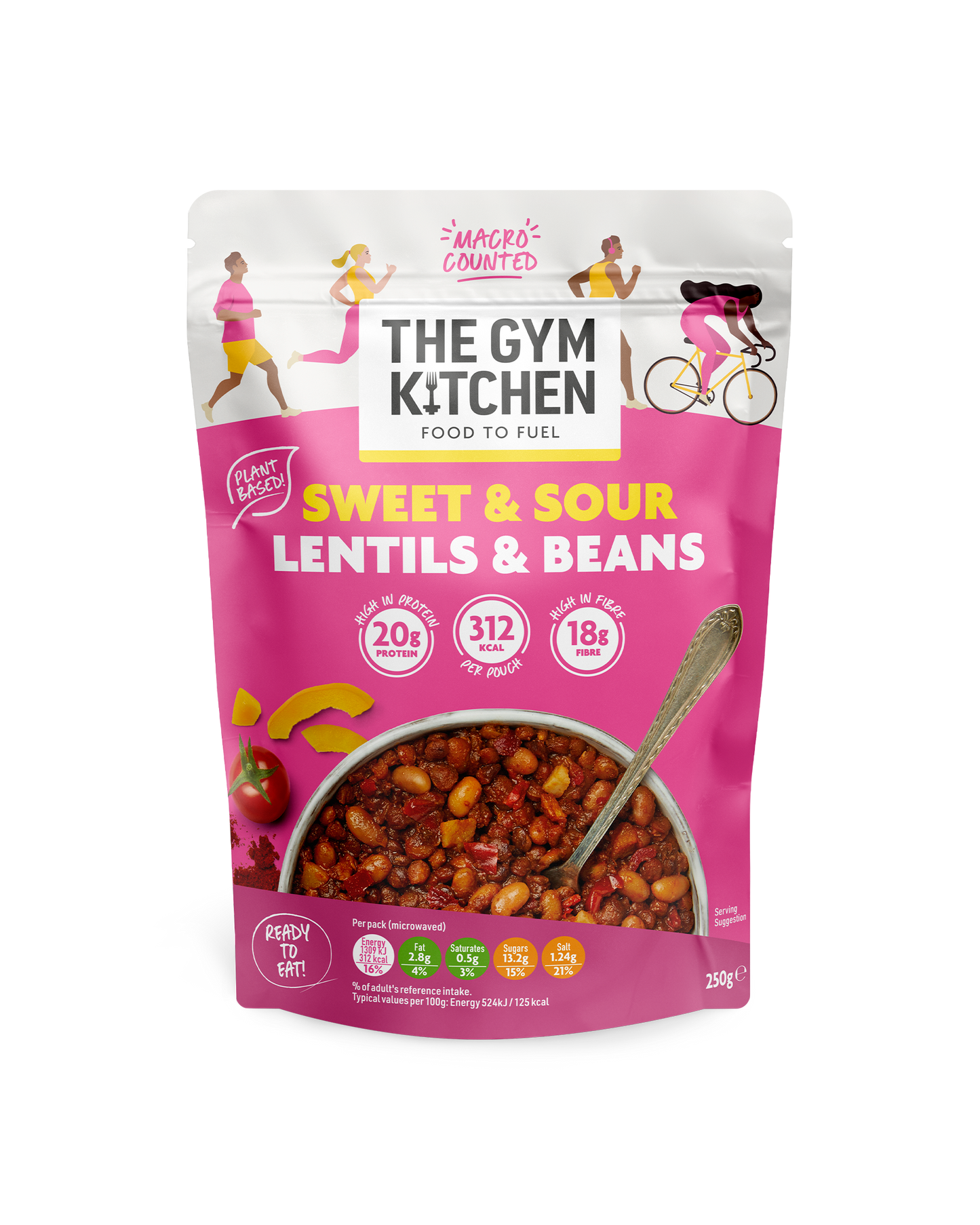 Sweet & Sour Lentils & Beans - 6 x 250g
