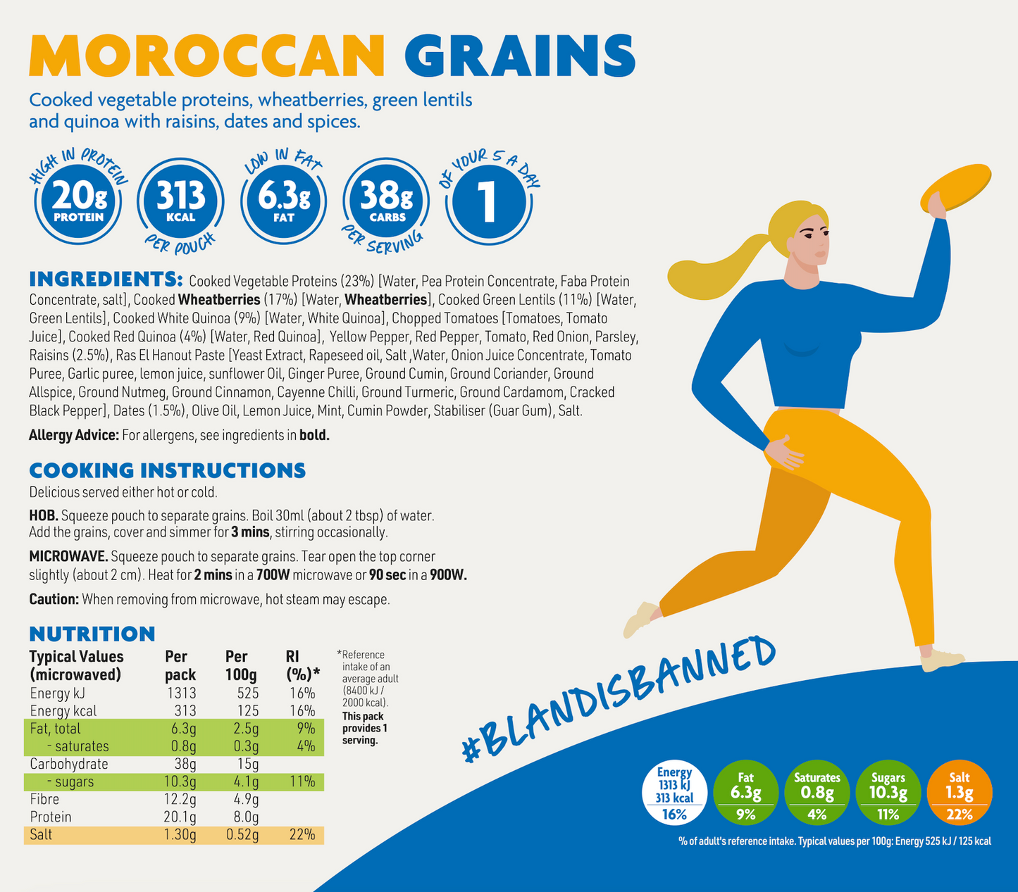 Moroccan Grains - 6 x 250g
