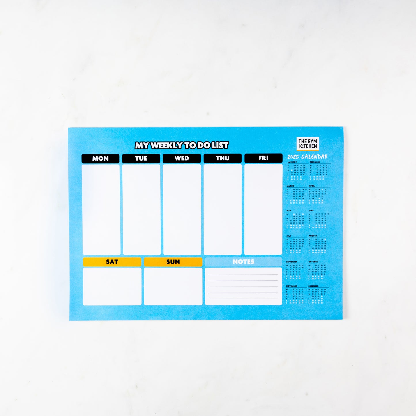 The Gym Kitchen Daily Planner